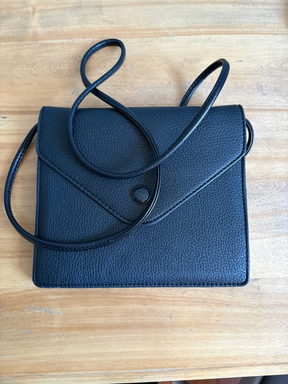 Black Crossbody Envelope Bag - Women's Shoulder Bag